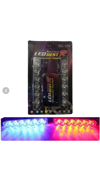 چراغ پلیسی جلو پنجره