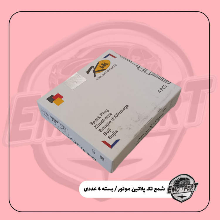 شمع تک پلاتین بسته 4 عددی
